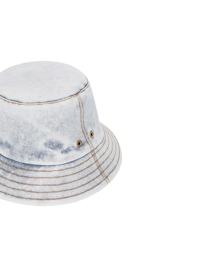 Women Hats Zimmermann Denim Bucket Hat Denim