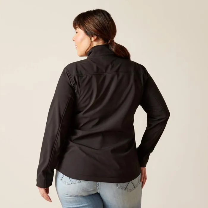 Women Jackets and Vests Ariat New Team Softshell Jacket Blackpony Women Jackets and Vests Ariat New Team Softshell Jacket Blackpony