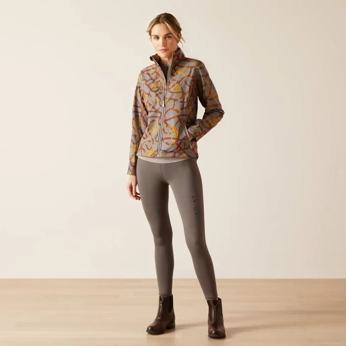 Women Jackets and Vests Ariat New Team Softshell Jacket Zinc Bridle Women Jackets and Vests Ariat New Team Softshell Jacket Zinc Bridle