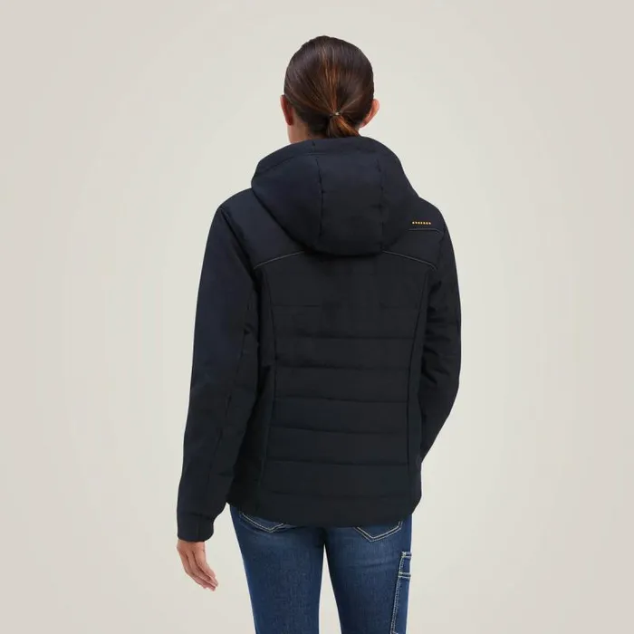 Women Jackets and Vests Ariat Rebar Valkyrie Stretch Canvas Insulated Jacket Black Women Jackets and Vests Ariat Rebar Valkyrie Stretch Canvas Insulated Jacket Black