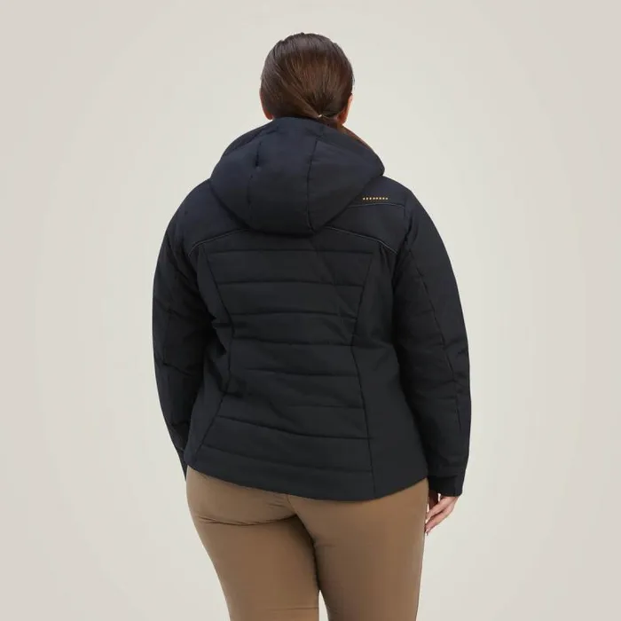 Women Jackets and Vests Ariat Rebar Valkyrie Stretch Canvas Insulated Jacket Black Women Jackets and Vests Ariat Rebar Valkyrie Stretch Canvas Insulated Jacket Black