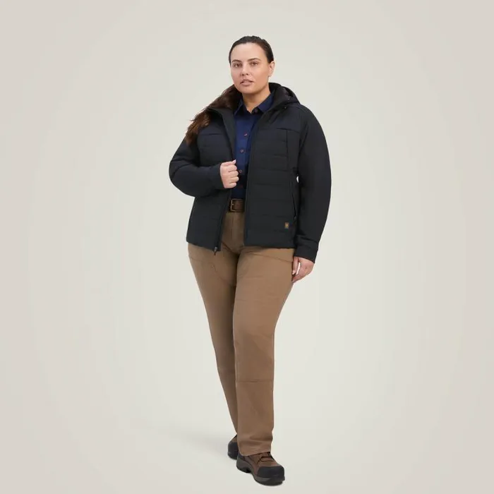 Women Jackets and Vests Ariat Rebar Valkyrie Stretch Canvas Insulated Jacket Black Women Jackets and Vests Ariat Rebar Valkyrie Stretch Canvas Insulated Jacket Black