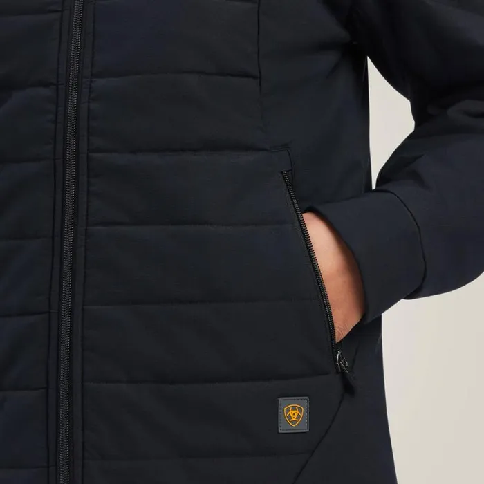 Women Jackets and Vests Ariat Rebar Valkyrie Stretch Canvas Insulated Jacket Black Women Jackets and Vests Ariat Rebar Valkyrie Stretch Canvas Insulated Jacket Black