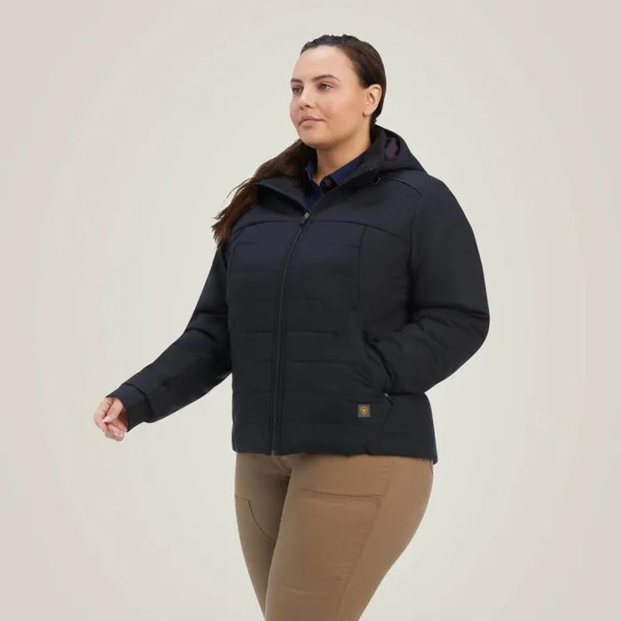 Women Jackets and Vests Ariat Rebar Valkyrie Stretch Canvas Insulated Jacket Black Women Jackets and Vests Ariat Rebar Valkyrie Stretch Canvas Insulated Jacket Black