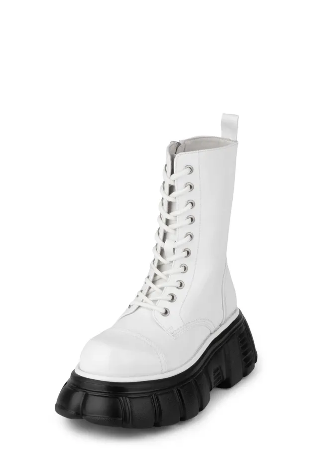 Women Jeffrey Campbell Boot STOMP White Box