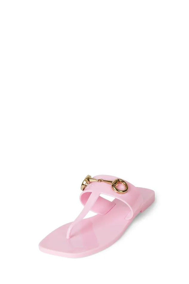 Women Jeffrey Campbell Flat ALILBIT Cream Shiny