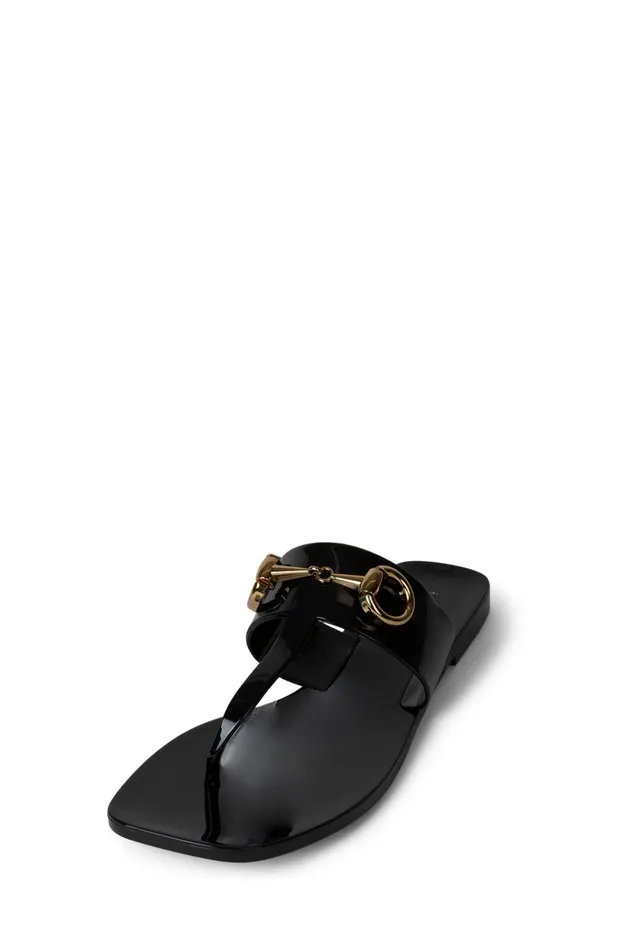 Women Jeffrey Campbell Flat ALILBIT Cream Shiny