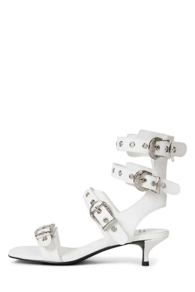 Women Jeffrey Campbell Heel ECLECTICA Black Silver