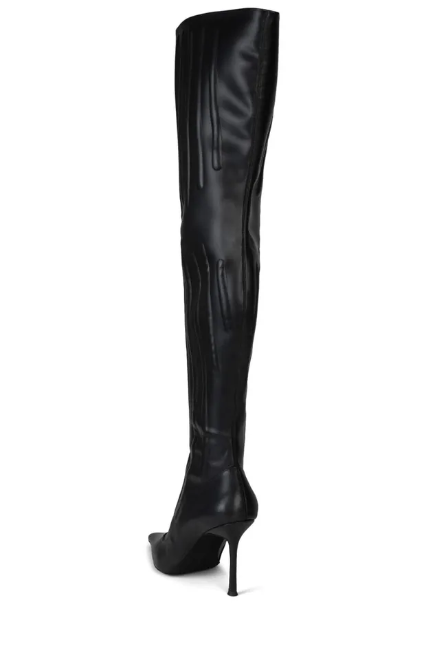 Women Jeffrey Campbell Knee To Thigh JEEPERS PREORDER Black ships By 920