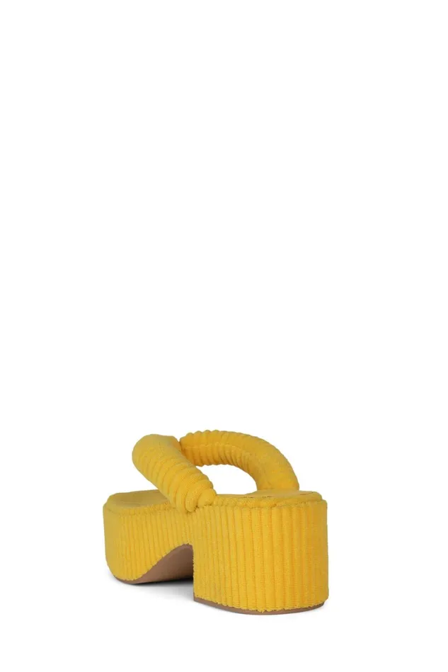 Women Jeffrey Campbell Sandal LUAU2 Pink Stripe Terrycloth