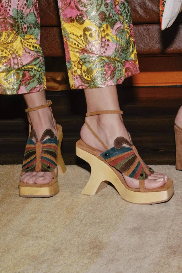 Women Jeffrey Campbell Sandal MORPHO Pink Lilac Suede Multi