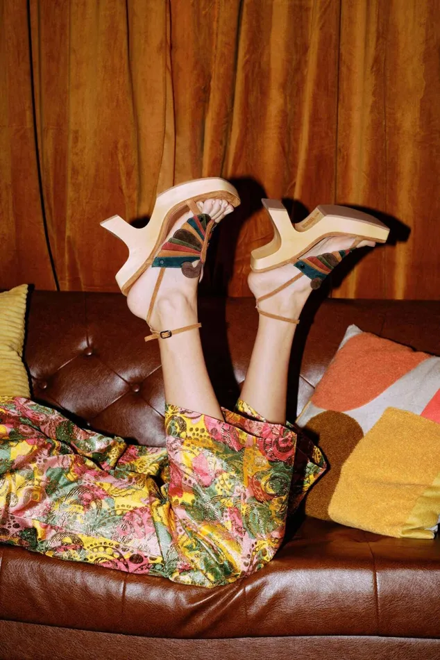 Women Jeffrey Campbell Sandal MORPHO Pink Lilac Suede Multi