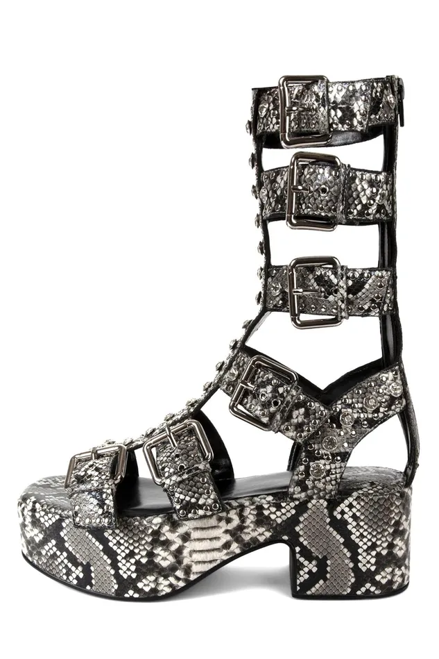 Women Jeffrey Campbell Sandal RAMONES Black Gold