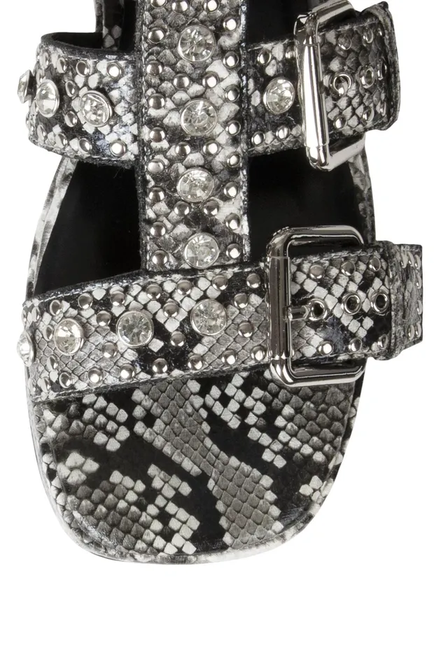 Women Jeffrey Campbell Sandal RAMONES Black Gold