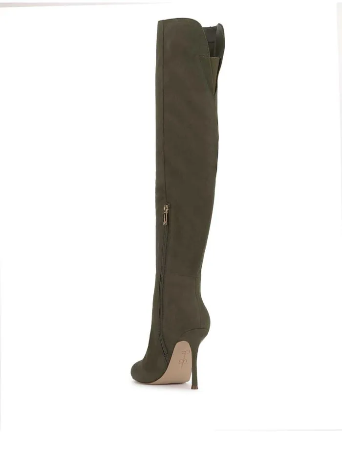 Women Jessica Simpson Boots and Booties Nicolosi Over The Knee Boot In Cargo Green