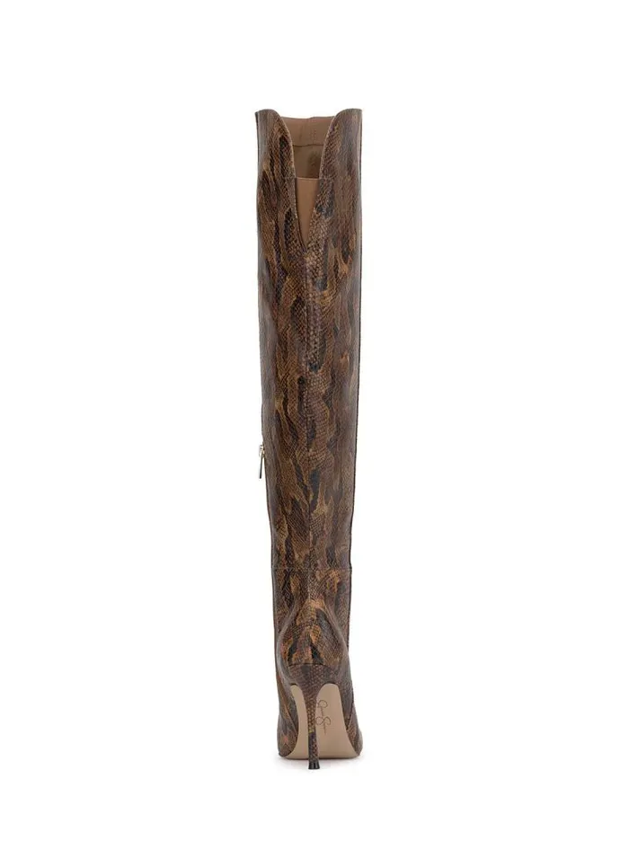 Women Jessica Simpson Boots and Booties Nicolosi Over The Knee Boot In Sand Snake