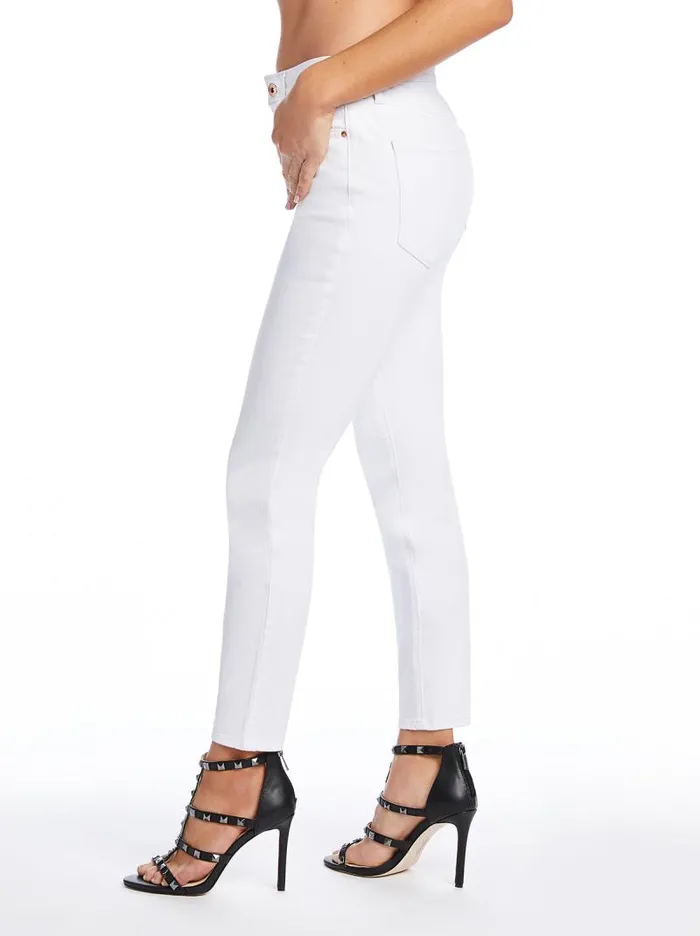 Women Jessica Simpson Bottoms Adored Ankle Skinny Jeans In White