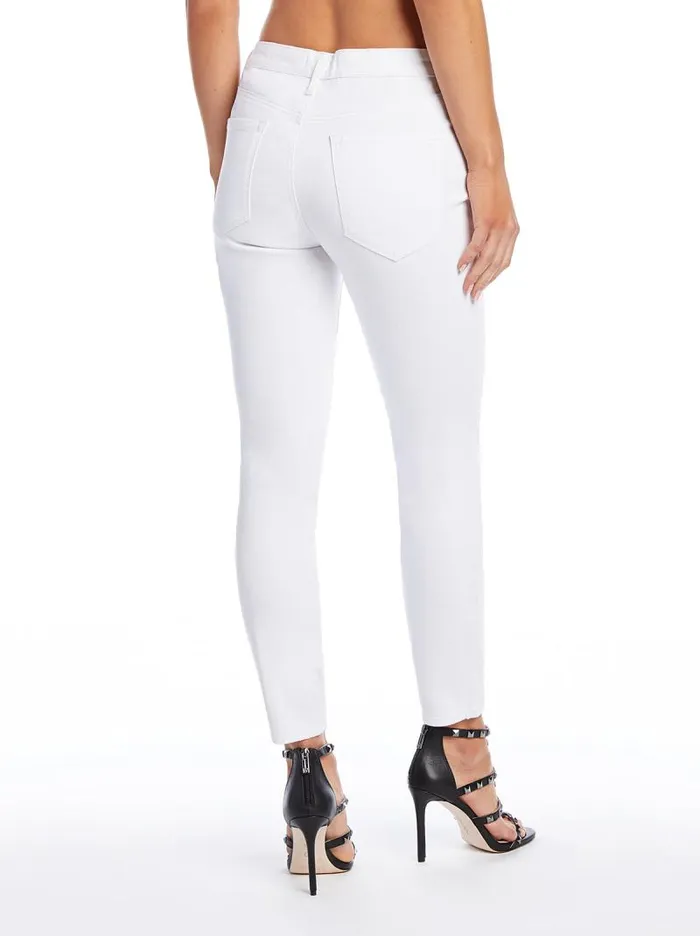 Women Jessica Simpson Bottoms Adored Ankle Skinny Jeans In White