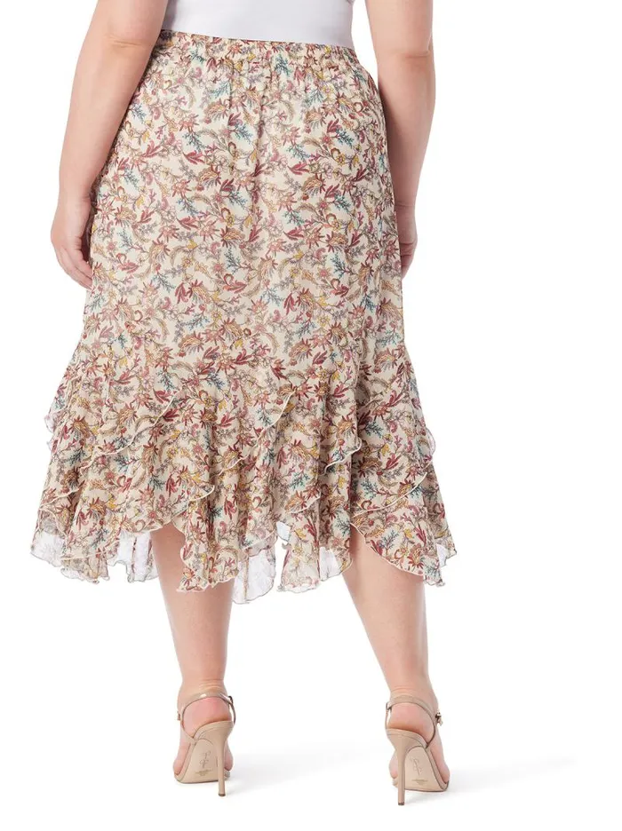 Women Jessica Simpson Bottoms Erie Skirt In Cartoon Florals