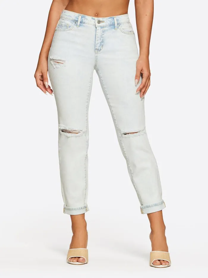 Women Jessica Simpson Bottoms Mika Best Friend Slouchy Skinny In Enlighten