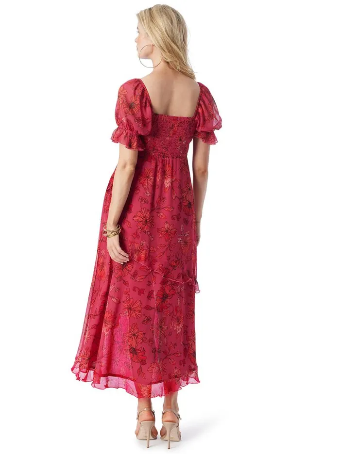 Women Jessica Simpson Dresses Monique Dress In Outlined Blossoms