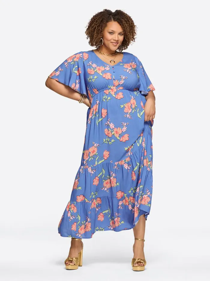 Women Jessica Simpson Dresses Naomi Dress In Happy Floret