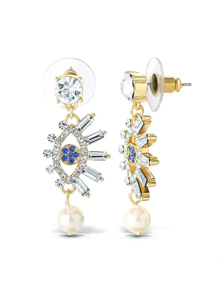Women Jessica Simpson Earrings Evil Eye Dangle Earrings