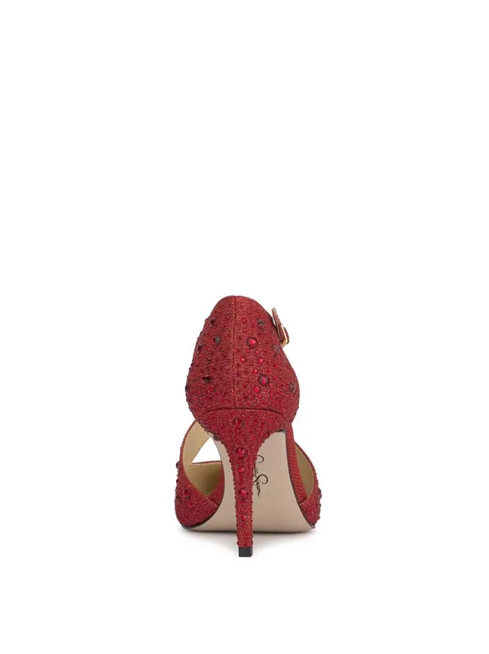 Women Jessica Simpson Pumps Accile High Heel In Red Muse