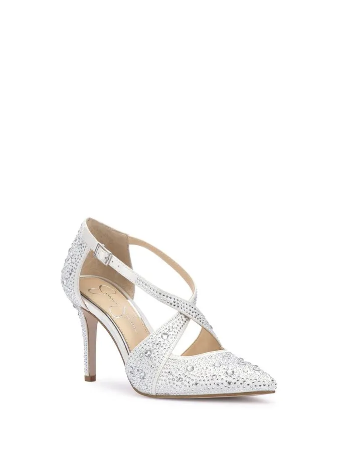 Women Jessica Simpson Pumps Accile High Heel In White