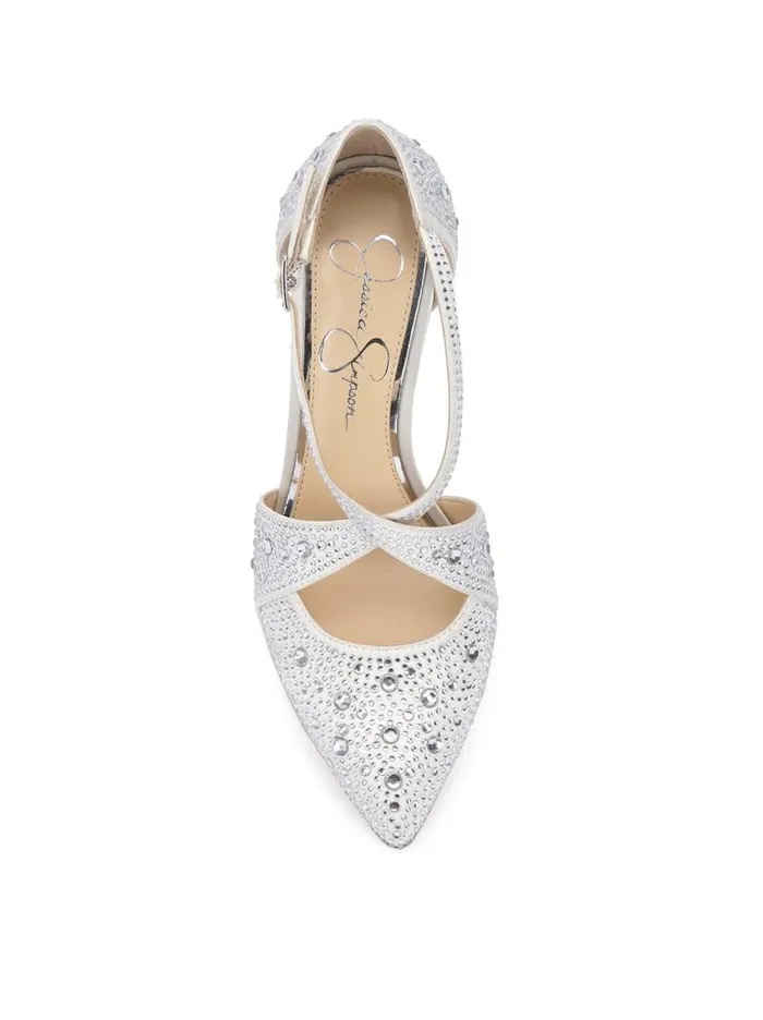 Women Jessica Simpson Pumps Accile High Heel In White