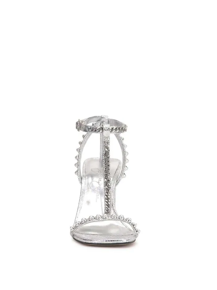 Women Jessica Simpson Sandals Siven High Heel Sandal In Silver