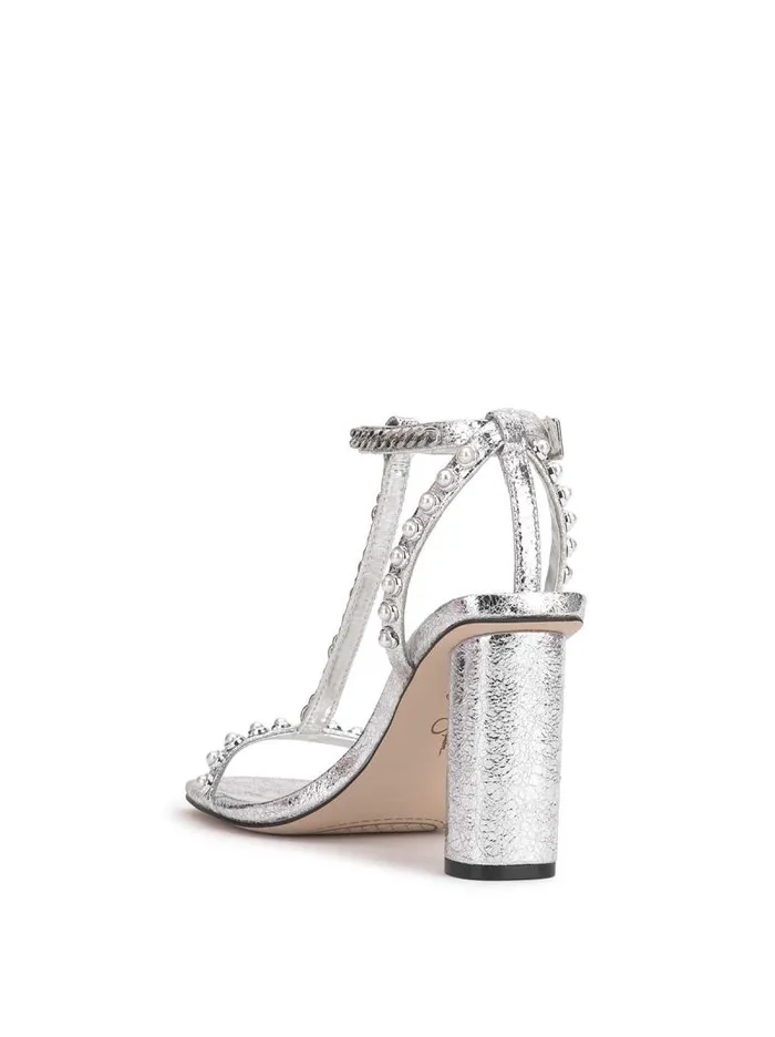 Women Jessica Simpson Sandals Siven High Heel Sandal In Silver