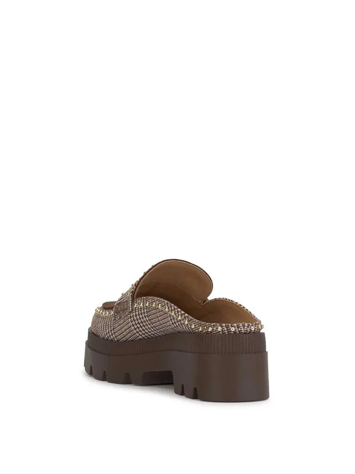 Women Jessica Simpson Slides and Mules Uma Slip On Loafer In Blair Plaid