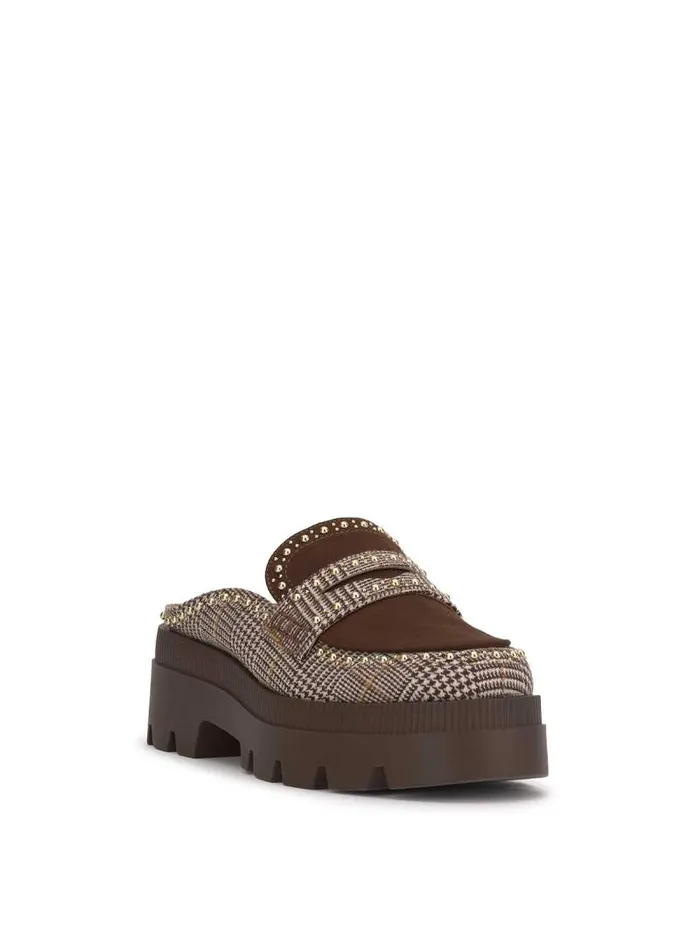 Women Jessica Simpson Slides and Mules Uma Slip On Loafer In Blair Plaid