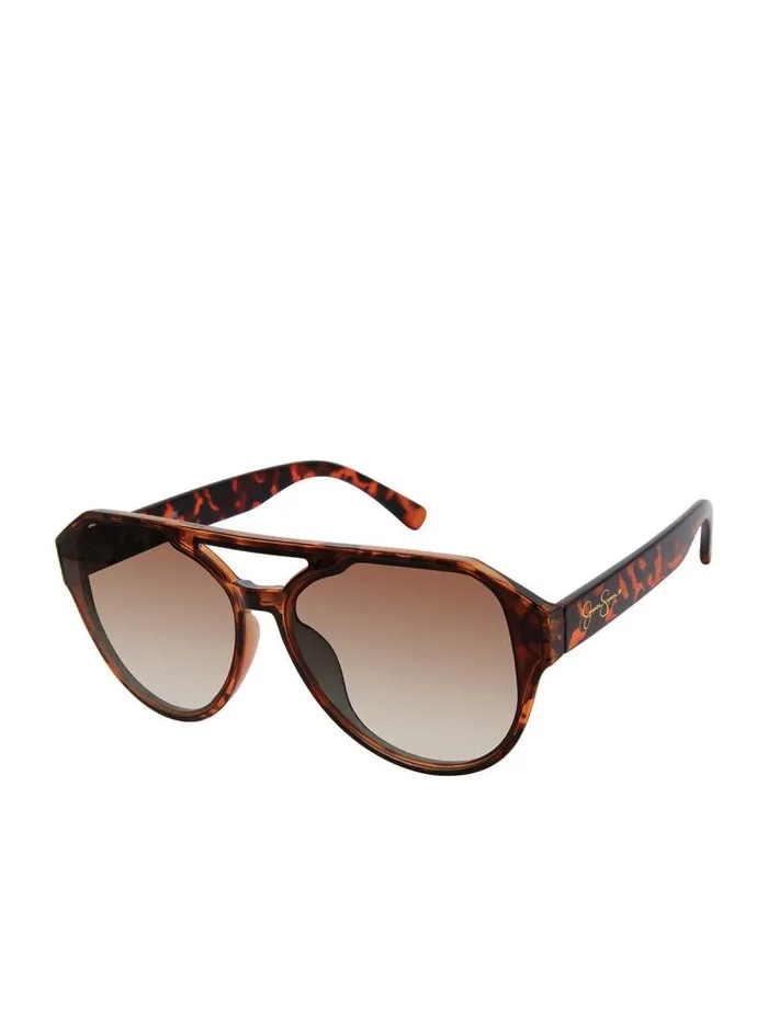 Women Jessica Simpson Sunglasses Aviator Sunglasses In Tortoise
