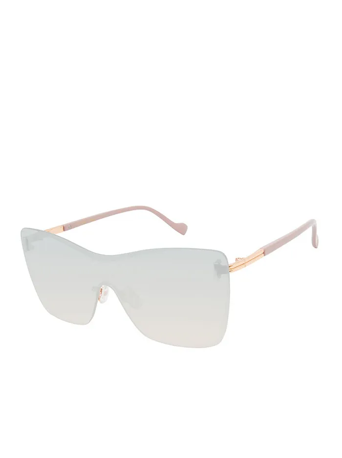Women Jessica Simpson Sunglasses Glamorous Frameless Shield Sunglasses In Rose Gold Women Jessica Simpson Sunglasses Glamorous Frameless Shield Sunglasses In Rose Gold