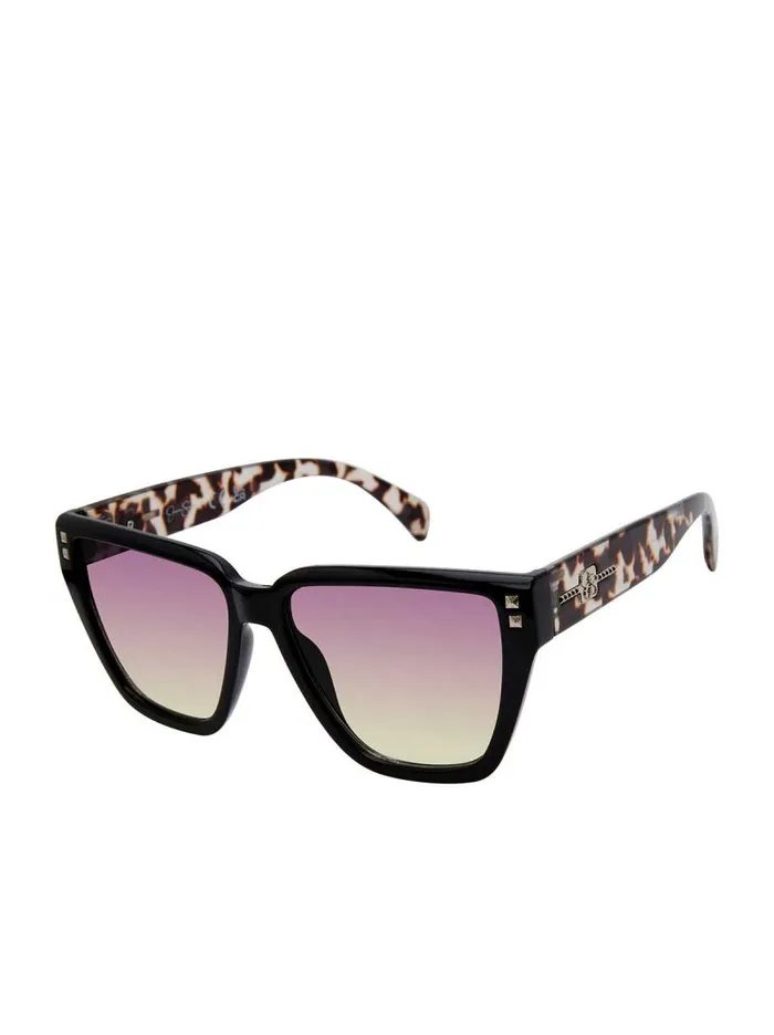 Women Jessica Simpson Sunglasses Star Studded Cat Eye Sunglasses In Black And Tortoise Women Jessica Simpson Sunglasses Star Studded Cat Eye Sunglasses In Black And Tortoise