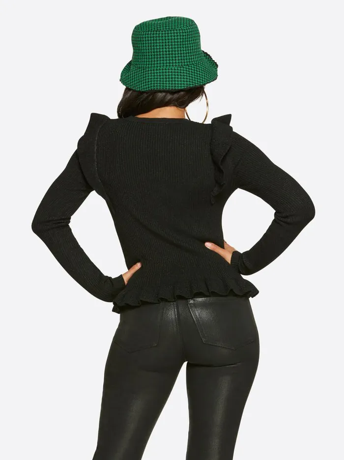 Women Jessica Simpson Tops and Tees Skye Sweater In Black
