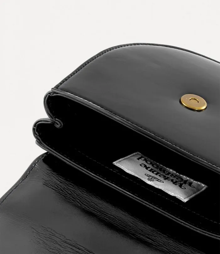 Women Jodie Saddle Bag Black Vivienne Westwood Crossbody Bags Women Jodie Saddle Bag Black Vivienne Westwood Crossbody Bags