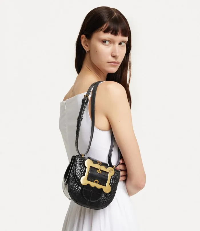 Women Jodie Saddle Bag Black Vivienne Westwood Handbags Women Jodie Saddle Bag Black Vivienne Westwood Handbags