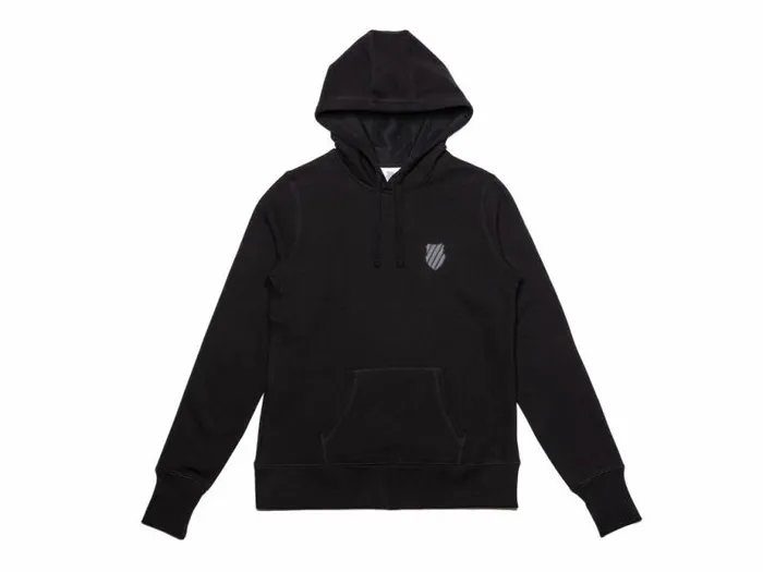 Women KSwiss Jackets and Hoodies HERITAGE HOODIE Black