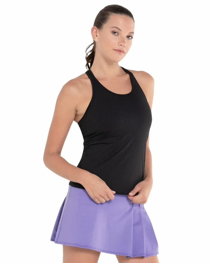 Women KSwiss TShirts and Tops RIB TANK WBRA Black