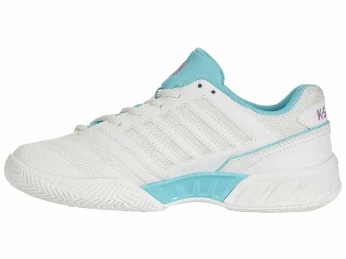 Women KSwiss Tennis BIGSHOT LIGHT 4 Brilliant Whiteangel Bluesheer Lilac
