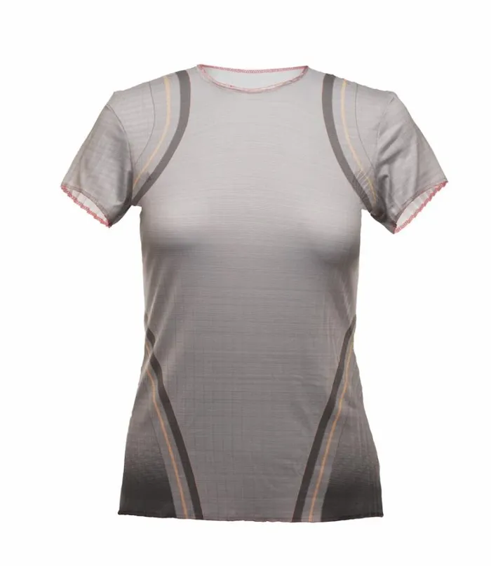 Women KSwiss Tennis PLEATED SS CREW Asphalt