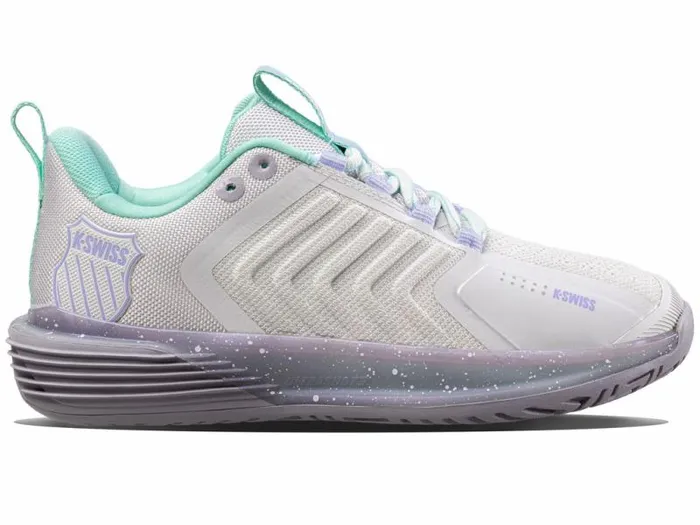 Women KSwiss Tennis ULTRASHOT 3 Nimbus Cloudlilac Grayneon Purple