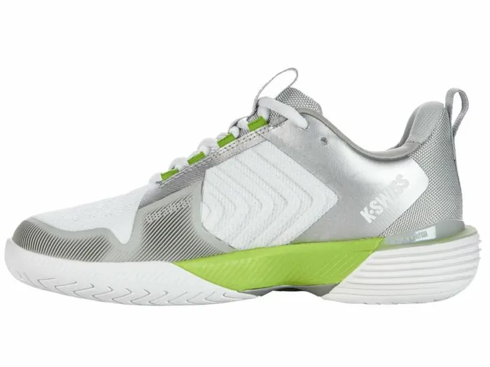 Women KSwiss Tennis ULTRASHOT 3 Whitegray Violetlime Green
