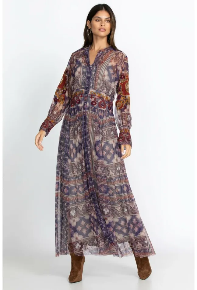Women Kyler Mesh Dress Toyopa Johnny Was Dresses