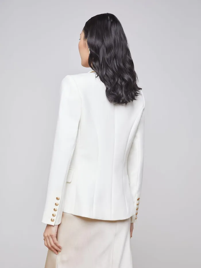 Women L039Agence Blazers and Jackets New Kenzie Blazer Ivory Women L039Agence Blazers and Jackets New Kenzie Blazer Ivory