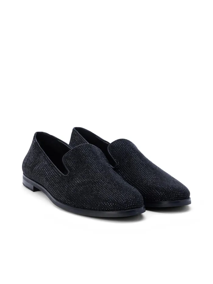 Women L039Agence Flats and Loafers Dominik Crystal Loafer Black Crystal Women L039Agence Flats and Loafers Dominik Crystal Loafer Black Crystal
