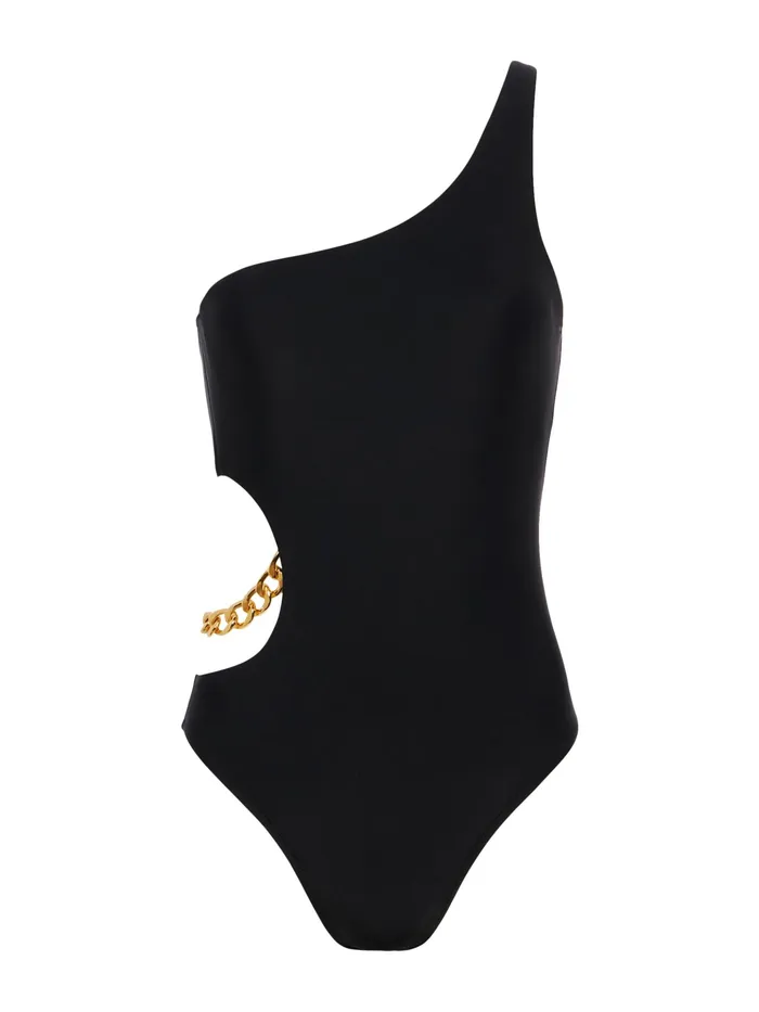 Women L039Agence Swim One Pieces Ava Chain OnePiece Swimsuit Black Women L039Agence Swim One Pieces Ava Chain OnePiece Swimsuit Black